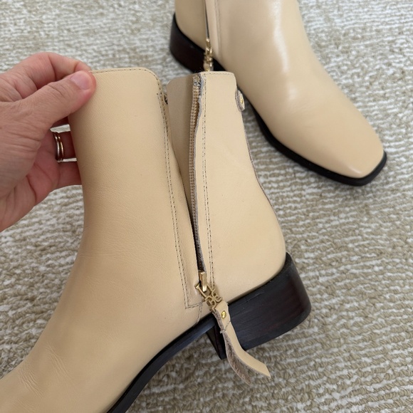 Sam Edelman Beige Bootie Size 5 - Picture 4 of 6